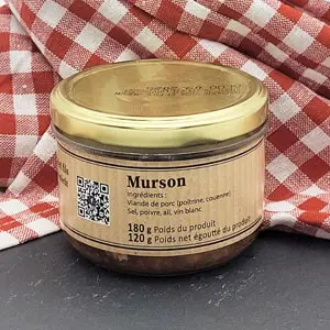 Murson artisanal en bocal préparé par la Boucherie Vigne & Fils à Montélimar